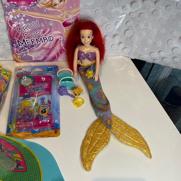 Vintage Disney Tyco Tropical Little 🧜♀️🌴Mermaid Ariel doll bundle - Picture 2 of 9